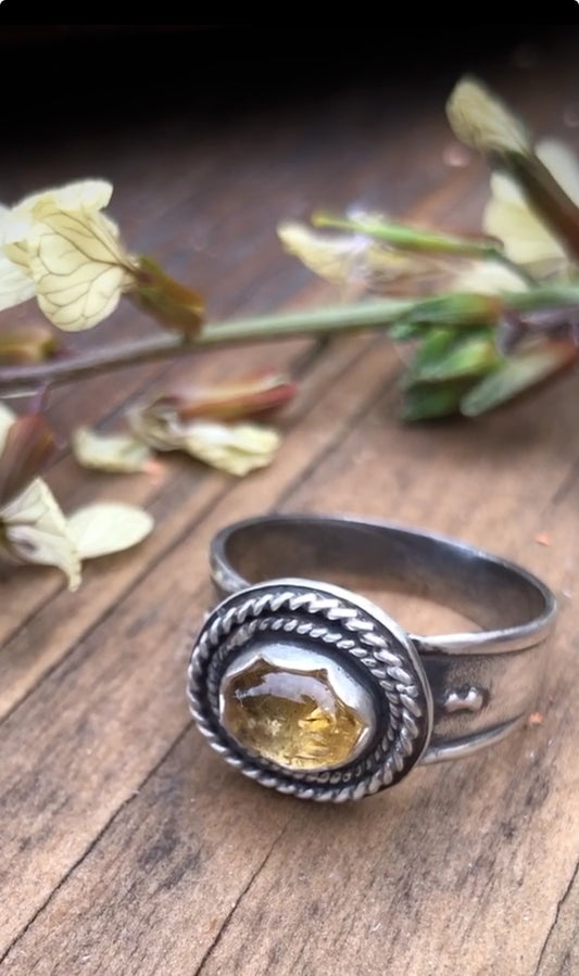 Citrine ring