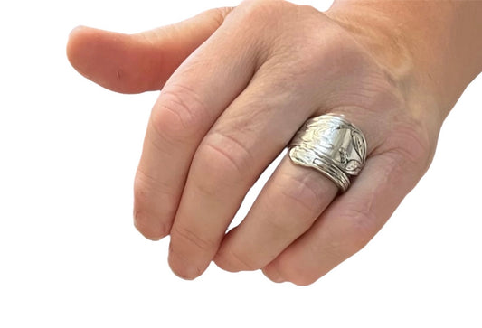 Silver plated Spoon ring